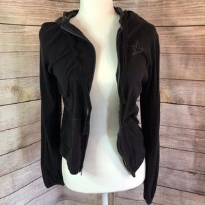 Black Aerie Hooded Sweatshirt - Size M